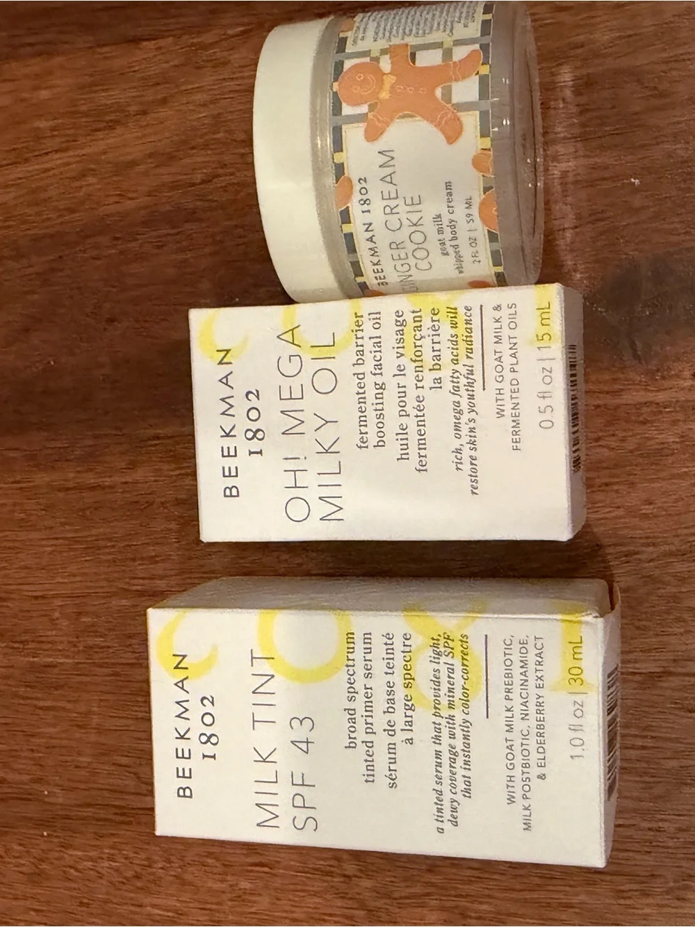 Beekman 1802 Skincare Set with Yellow and Pink Accents
